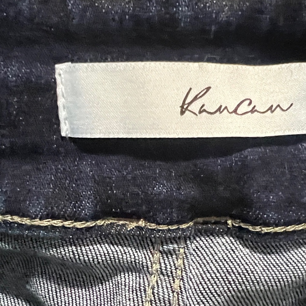 KanCan Navy Blue Denim Jeans with Contrast Stitching